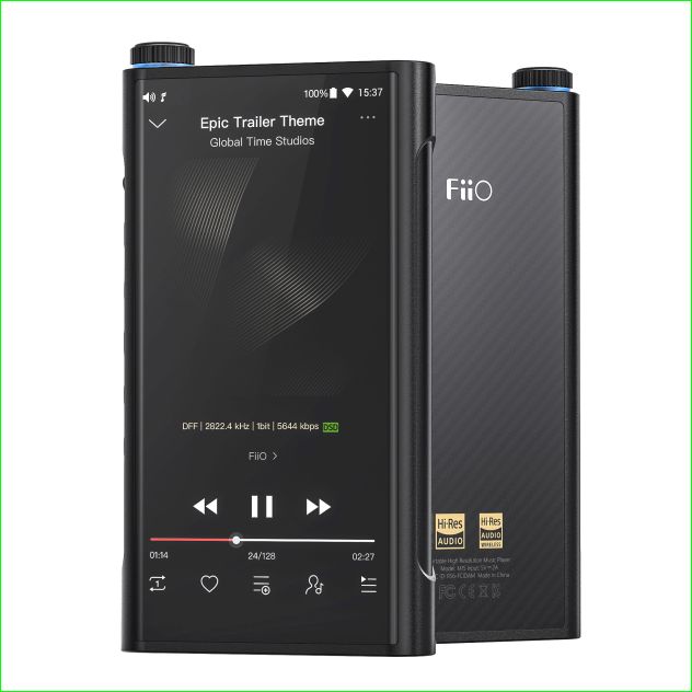 FiiO M15 Android Hi-Res Lossless Smart Portable Music Player.